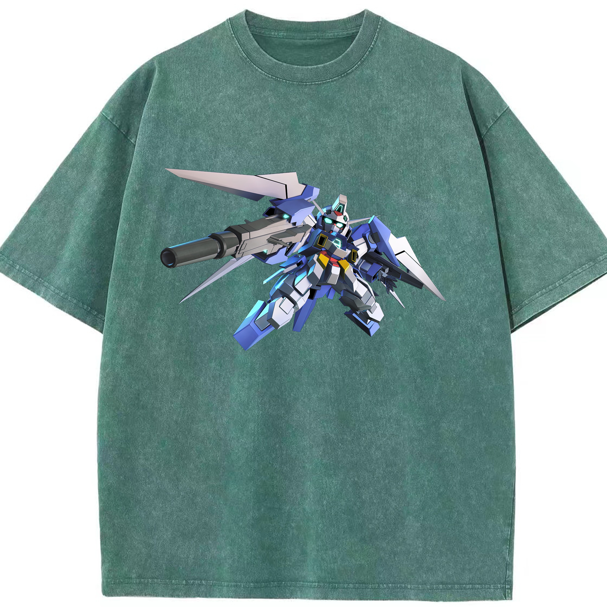 （画像用） 機動戦士ガンダム Mobile Suit Gundam 綿100% ヴィンテージ風 半袖Tシャツ（フロントプリント）